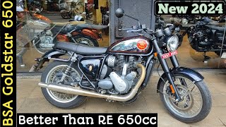 BSA Gold Star 650 Review  Better Than Royal Enfield 650cc  Price amp Mileage [upl. by Dunkin644]