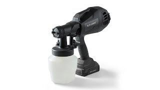 Rutlands® Cordless 18V HVLP Paint Sprayer [upl. by Akimrej838]