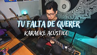 Tu Falta De Querer  Mon Laferte  Karaoke acústico 🎶 [upl. by Atinaujnas]