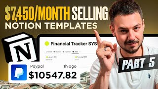 How to Make Thousands Monthly Selling Notion Templates [upl. by Amalea]