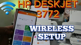 HP DESKJET 3772 Wireless Setup [upl. by Pedersen382]