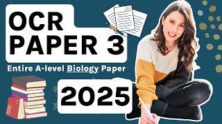 ENITRE OCR Alevel  OCR paper 3  All the theory for topics 26 to learn or revise everything [upl. by Himelman505]