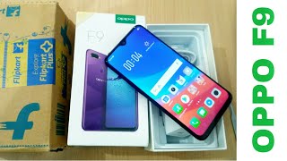 Oppo F9 Unboxing  Overview Oppo F9  Oppo F9 Retail Unit Unboxing Flipkart [upl. by Charo]