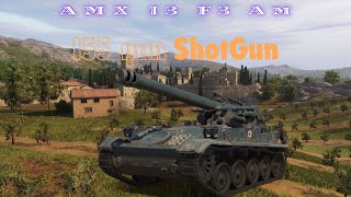 AMX 13 F3 AM Everyone is affraid of the 155 mm shotgun [upl. by Adiahs688]