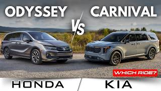 Which MPV is BETTER  2025 Honda Odyssey vs Kia Carnival [upl. by Wang197]