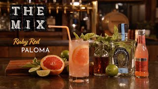 Herradura Silver Ruby Red Paloma Recipe  The Mix [upl. by Yadrahs]