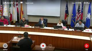 Special Zapata County Commissioners Court  12222022 [upl. by Feldstein253]