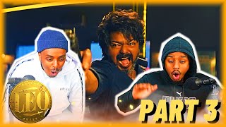 LEO COFFEE SHOP FIGHT SCENE REACTION  LEO  Part 3  Thalapathy Vijay [upl. by Aihsined]