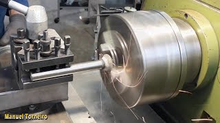 Como Retificar Castanhas da Placa do Torno sem Máquina  How Rectify Jaw Lathe Chuck [upl. by Cimah131]