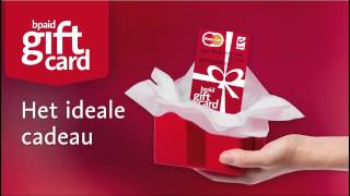 Cadeaukaart bpaid gift card [upl. by Ahsinnek]