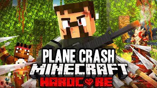 100 Players Simulate PLANE CRASH in Minecraft [upl. by Temme]