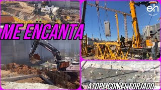 🔴OBRAS CAMP NOU14 de Febrero⚠️Atope con los forjados del gol sur [upl. by Binette]