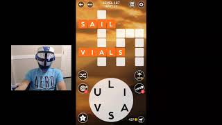 WORDSCAPES LEVEL 187 masaya ang mga salita [upl. by Eiddam904]