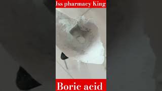 TO PREPARE BORIC ACID ❤️‍🔥 IN PHARMACEUTICAL INORGANIC CHEMISTRY LAB 🧪 [upl. by Thisbe]