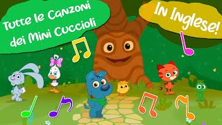 Compilation Sigle  Mini Cuccioli e i colori  Canzoni per bambini  in inglese SUB ITA [upl. by Jadda]