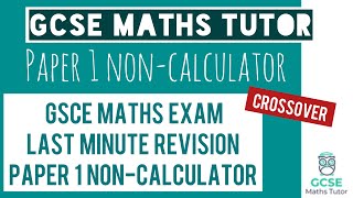 Last Minute Maths Revision  May 2023 Maths Exam Paper 1 NonCalculator  GCSE Maths [upl. by Trude]