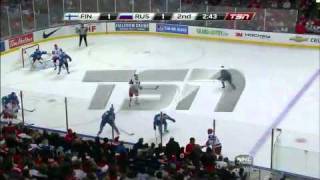 World Juniors Finland vs Russia 1211 [upl. by Terrene]