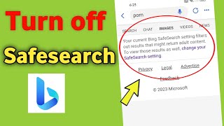 How to Turn on off Safe Search filter in Microsoft Bing [upl. by Ellierim]