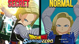 How to unlock SECRET MOVES Dragonball Sparking Zero Android 18 Destructo Disc Goku Power Pole [upl. by Hogle54]