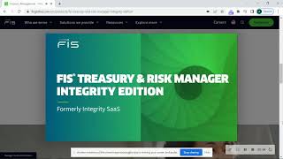 Treasury System from FIS [upl. by Allwein146]