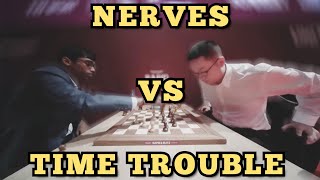 NERVES vs TIME TROUBLE  Praggnanandhaa vs Wei Yi [upl. by Ttsepmet]