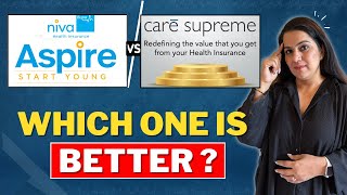 Care Supreme VS Niva Bupa Aspire  WHICH ONE IS BETTER   Health Insurance Comparison 2024 [upl. by Noland]