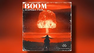 100 ACAPELLA PACK  quotBOOMquot  ACAPELLAS WITH BPM  Vocals Pack  HipHop Trap Rap [upl. by Sackey]