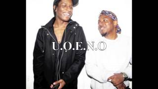 UOENO  Kendrick Lamar ft Asap Rocky [upl. by Gerger927]