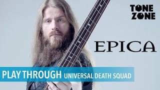 Universal Death Squad  Epica By Rob van der Loo Playthrough  Tone Zone [upl. by Bigod]