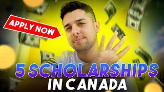 5 SCHOLARSHIPS in Canada for International Students MBA [upl. by Nongim]