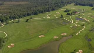 Flug über den 18 Loch Golfplatz des Golf Resort Achental in Grassau am Chiemsee [upl. by Folberth]