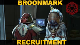 SWTOR Knights of the Fallen Empire  Broonmark Recruitment Sith Warrior [upl. by Nnor]