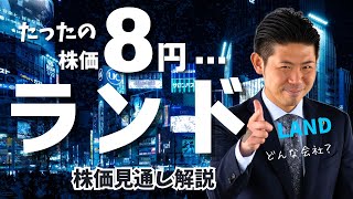 【超低位株】100株買っても800円株価がたった８円のランド（8918）はどんな会社？株価見通し解説 [upl. by Adriel]