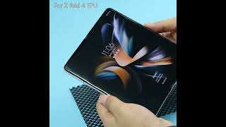 Installation guide for T Tersely hydrogen screen protector for Samsung Galaxy Fold 4 [upl. by Timothy]