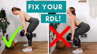 HOW TO DEADLIFT WITH DUMBBELLS  Fix Your RDL Form [upl. by Claudio960]