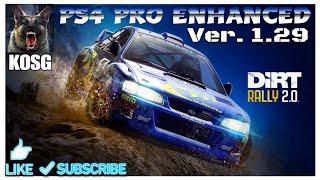 DIRT RALLY 20 PS4 PRO ENHANCED Ver129 Saturday night in the dirtG29MAG SHIFTERSINVERTED PEDALS [upl. by Navnod]