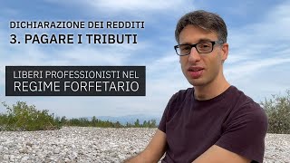 PARTE 33  Pagare i tributi del regime forfettario sul sito dellAgenzia con F24 web [upl. by Cohe]