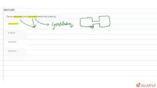 Terms apoplast and symplast were first used by [upl. by Lincoln]