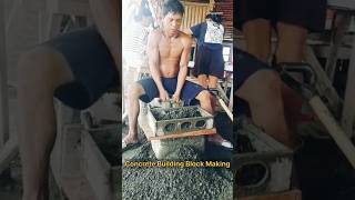 How to Make Concrete Building Blocks by Hand – Simple amp Easy 🧱👷‍♂️ConcreteBlocks BuildingBlocks [upl. by Ettennad]