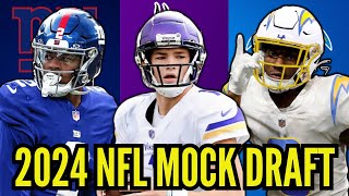 2024 NFL Mock Draft  2 Rounds Post Free Agency [upl. by Antonio]