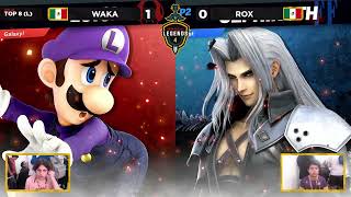 WakaLuigiWolf vs RoxSheikSephiroth • Smash Legen 4 • El Salvador • Top 8 losers bracket [upl. by Mahda]