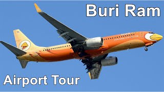 Tour of the Buri Ram AirportBFV Thailand [upl. by Melnick569]