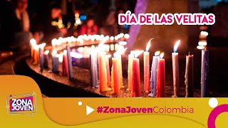 Celebración del día de las velitas en Colombia [upl. by Tat]