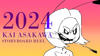 Kai Asakawa Storyboard Reel 2024 [upl. by Eniron]