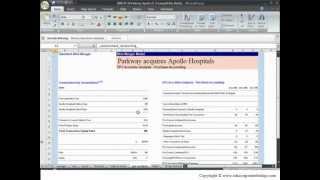 Investment Banking Modeling using Excel Tutorial [upl. by Ycats]