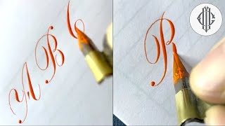 Modern Copperplate Script Calligraphy for LEFTIES [upl. by Callida]