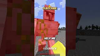 MINECRAFT but my Voice CHANGES with every DAMAGE shorts [upl. by Dinnage]