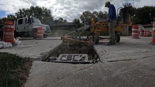 Fixing Bad Spots in the Road  Road Work Ahead [upl. by Narcis448]