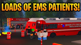 MEDICAL SUPPORT UNIT RESPONDS TO A MASSCAUSALITYINCIDENT HUGE BUS BRIDGE COLLAPSE ERLC Roblox [upl. by Demeter]