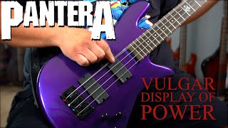 FULL ALBUM BASS COVER Pantera  Vulgar Display of Power [upl. by Apgar]